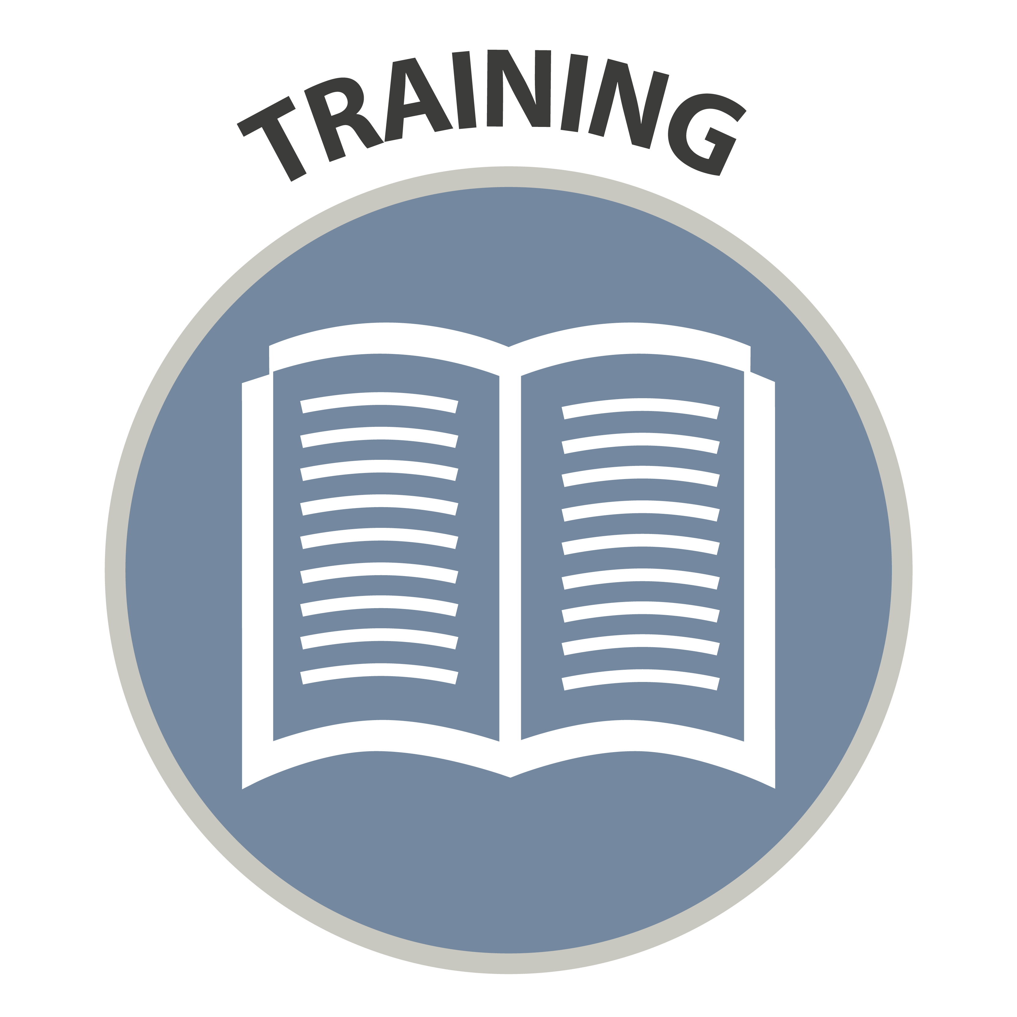 Training - icon of an open book