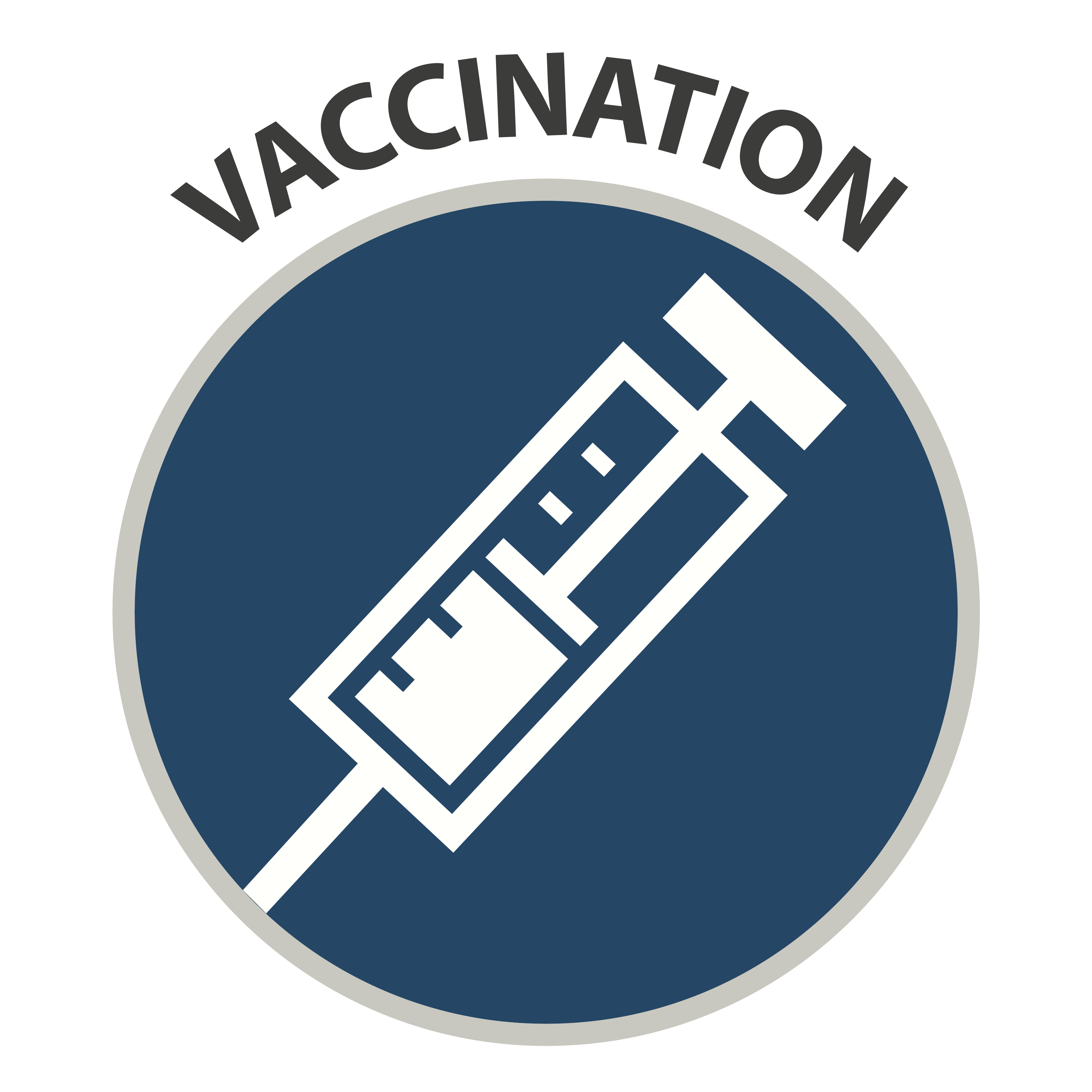 Vaccination - icon of vaccination syringe