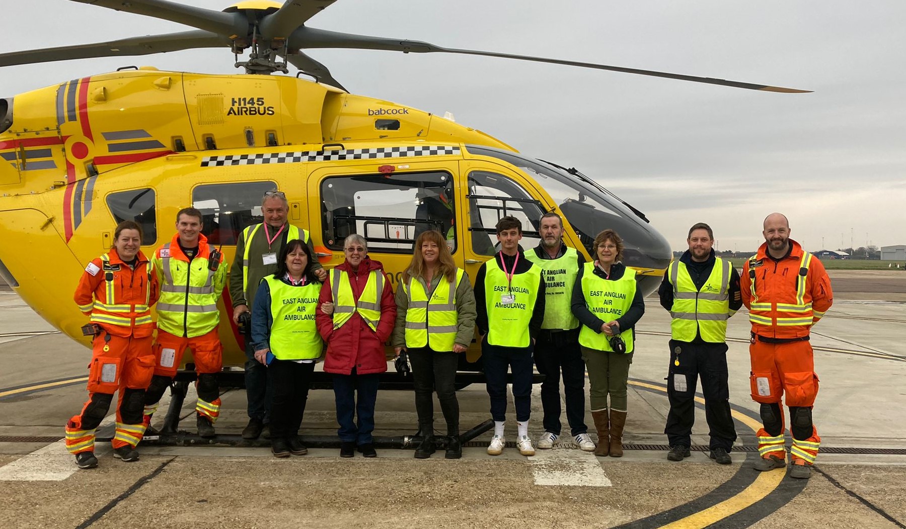 Oxlip House residents raise funds for life saving Air Ambulance charity