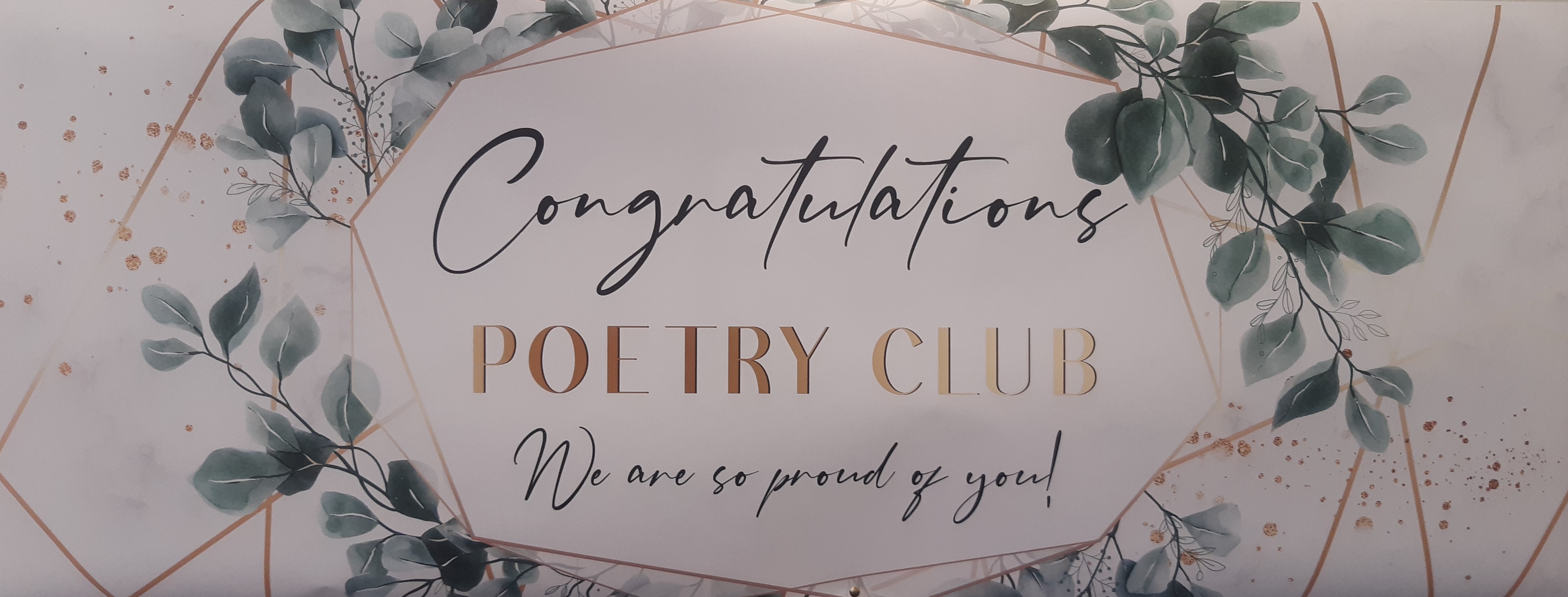 Congratulations banner