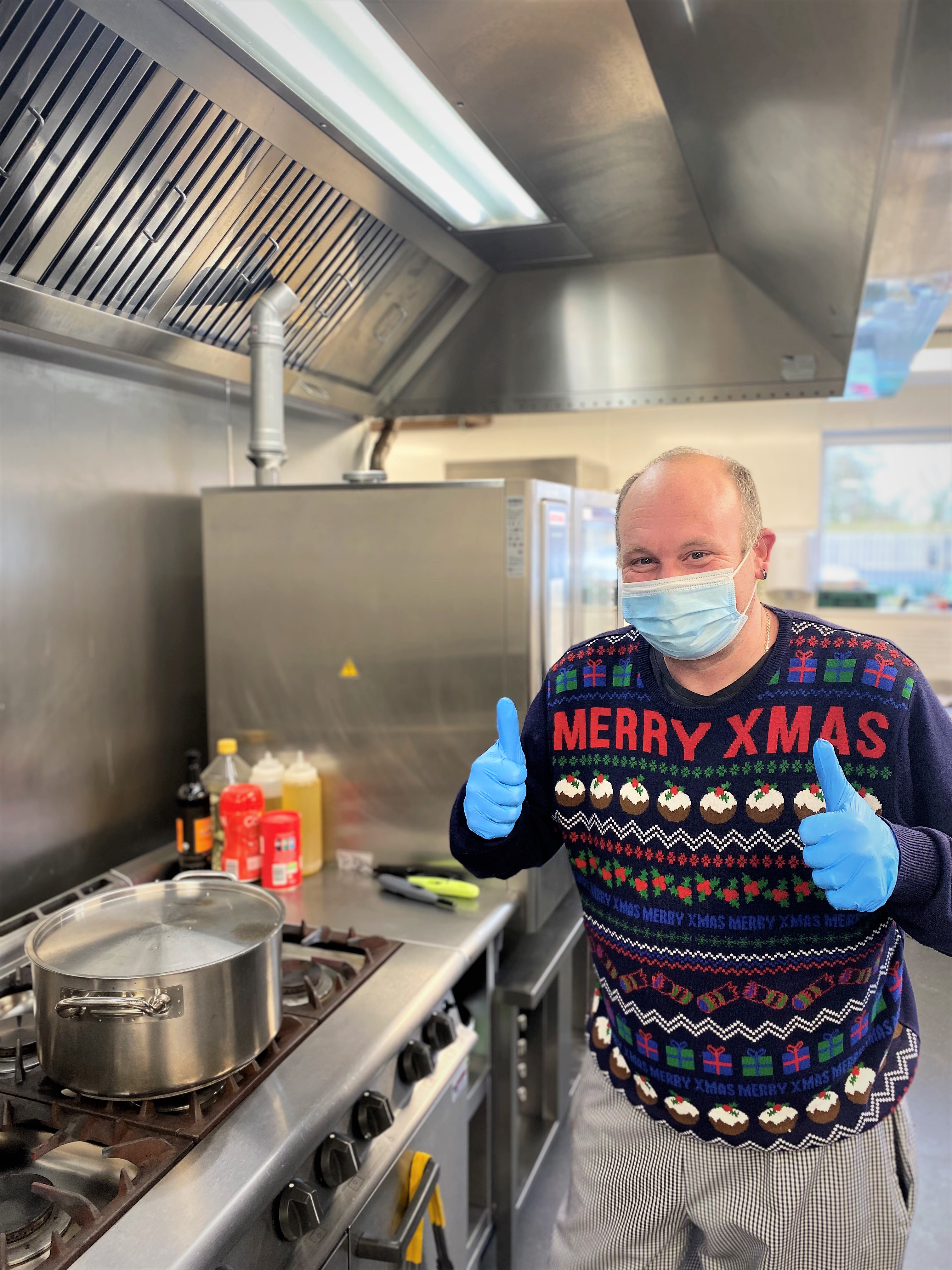 Team Getting Into The Festive Spirit