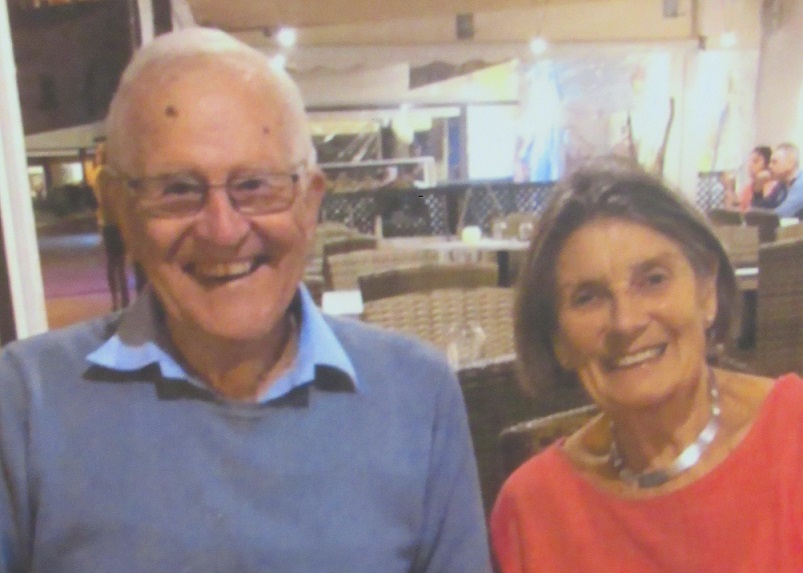 Peter and Jean earlier in their courtship