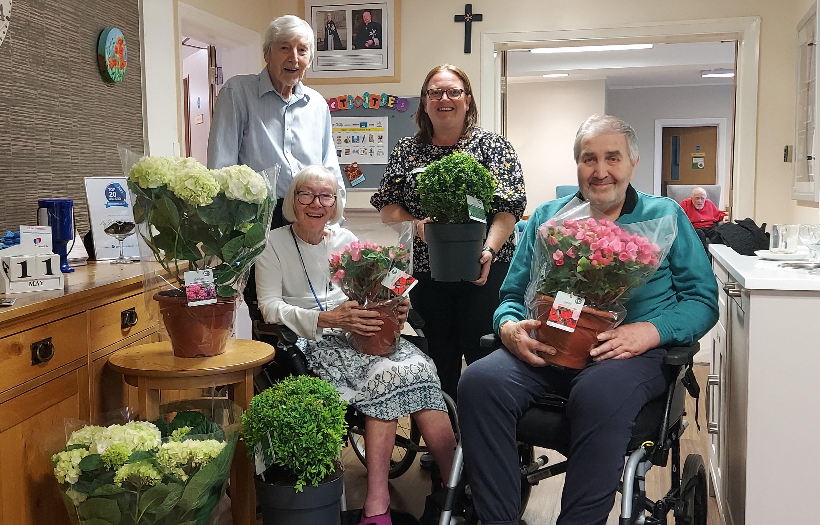 Plant donations to the home