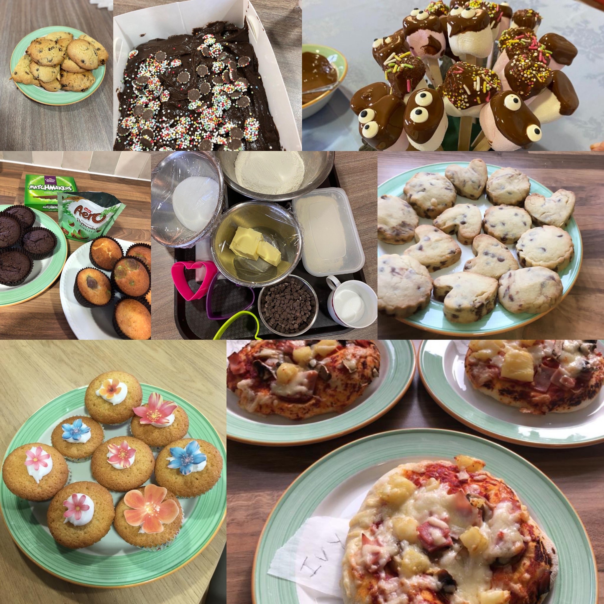 Cakes and biscuits baked by residents at Avonbourne