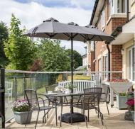 Garden patio courtyard