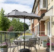 Outside patio