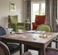 Games table in club room