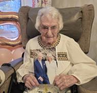Watersmead Resident Gwen 105th Birthday