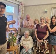 Watersmead Resident Gwen 105th Birthday