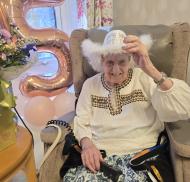 Watersmead Resident Gwen 105th Birthday