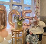 Watersmead Resident Gwen 105th Birthday