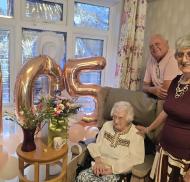 Watersmead Resident Gwen 105th Birthday