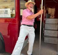 Edwardstow Court residents reminisce on vintage bus