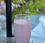 A creamy and refreshing mixed berry smoothie.