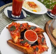 Fresh bruschetta showcasing homegrown flavours