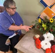Autumn colours bring creativity to St Wilfrid’s Priory