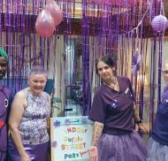 Bemerton Lodge goes purple for World Alzheimer’s Month