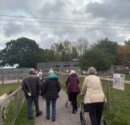 Residents exploring Fairfield Animal Centre. 