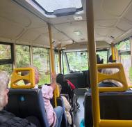Goodson Lodge residents travelling by bus.