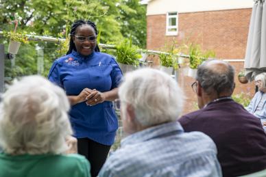 Coffee on the balcony
