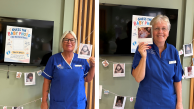 Goodson Lodge staff with their baby photos
