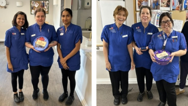 Millbrook Lodge staff during Professional Carers Week