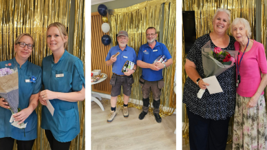 Goodson Lodge colleagues at special awards ceremony