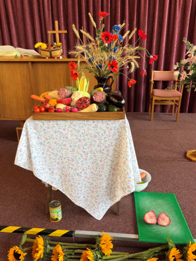 A special dementia-friendly harvest festival service