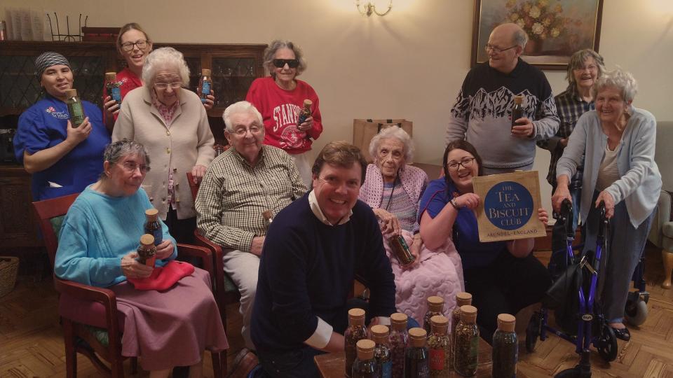 Residents enjoy tea-tasting at St Wilfrid's Priory Care Home