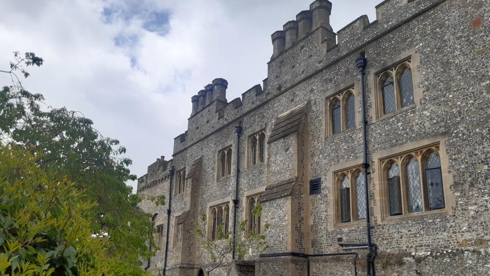 St Wilfrid's Priory from the garden