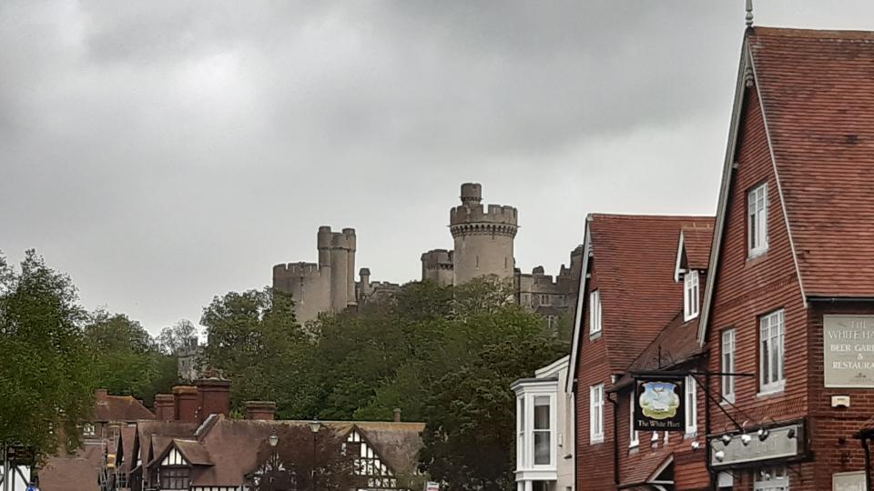 Arundel Castle from the High Street
