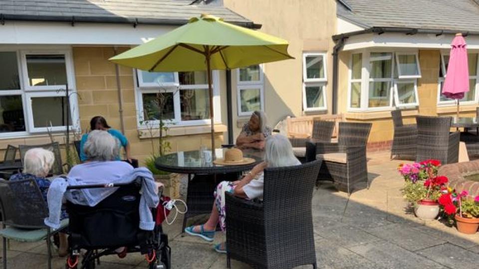 New garden furniture