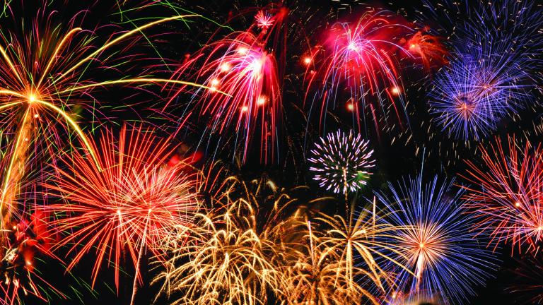 Fireworks OSJCT Lake House