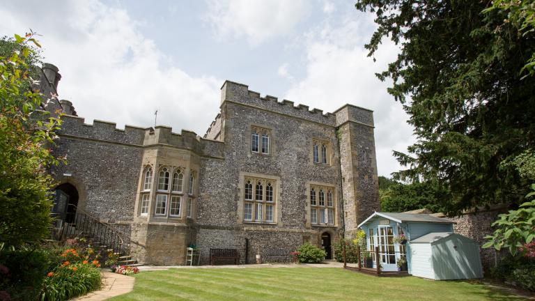 St Wilfrid's Priory from the garden