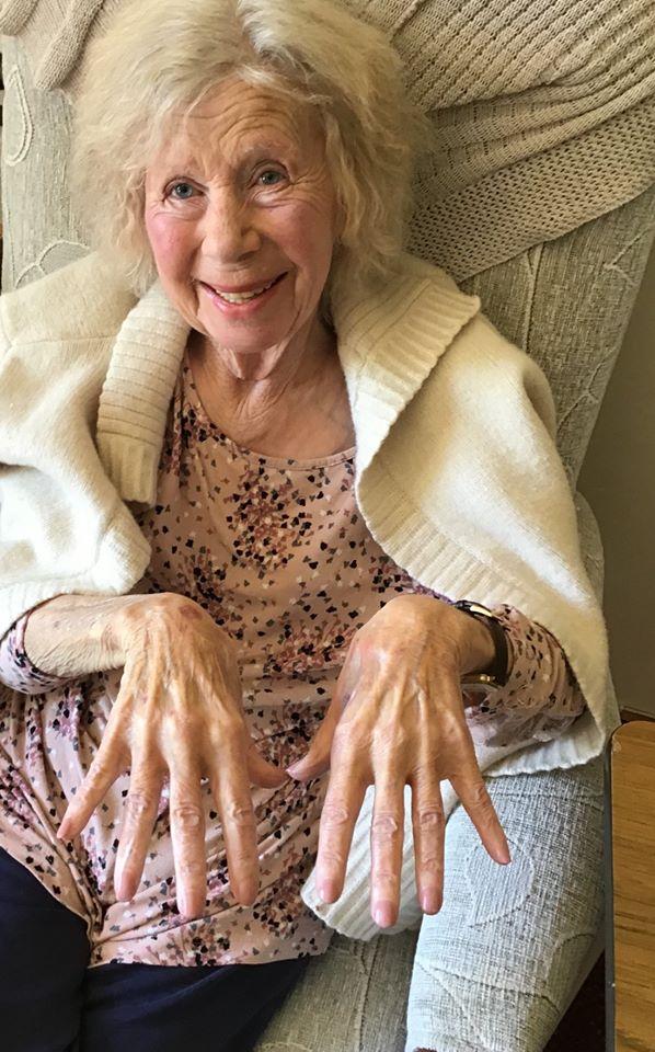 Jenny had her nails done