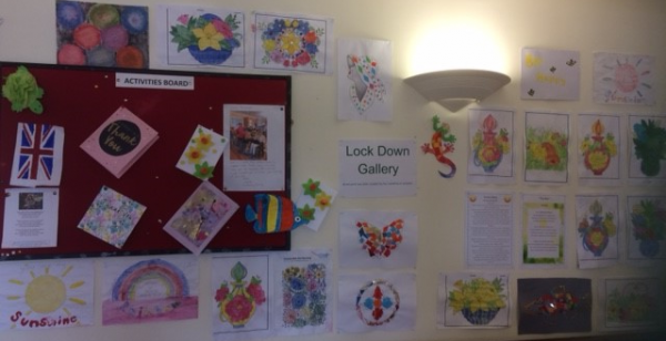 Creating our own art gallery