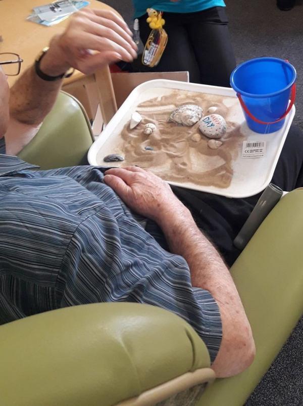 As we can't get to the beach at the moment.