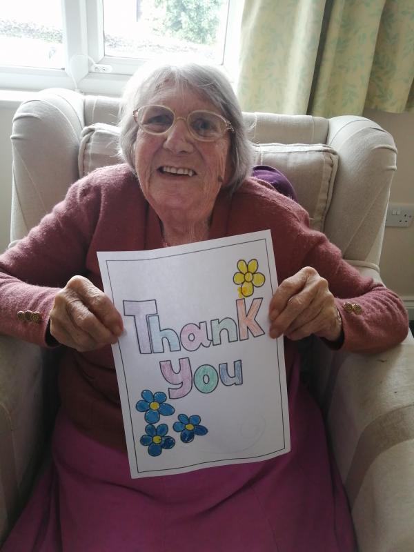 Thank you from the residents