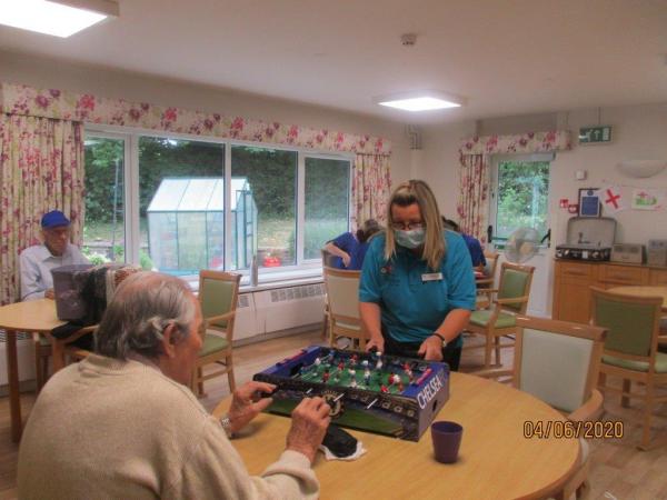 We had a fun football afternoon at Whitefriars - let's just say our residents won!