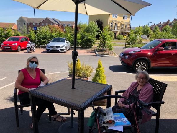 Vera enjoying her 93rd birthday