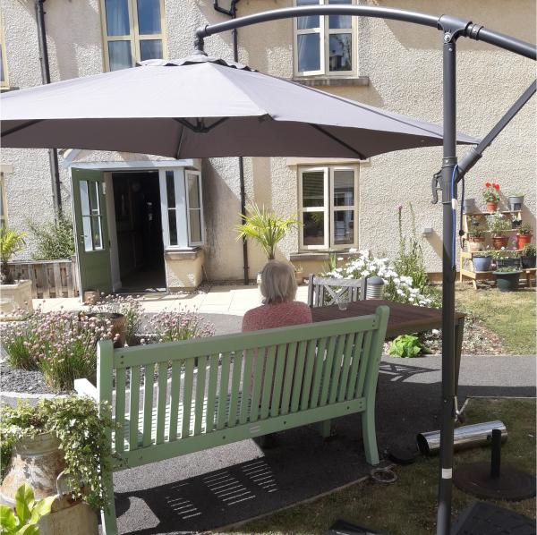 New parasols for Jubilee Lodge