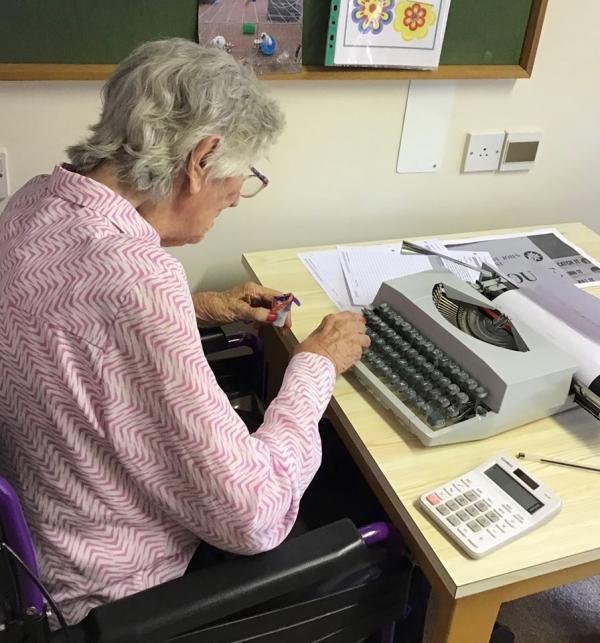 Cynthia gets to work