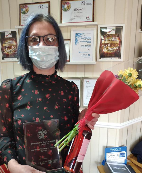 Carer wins prestigious award