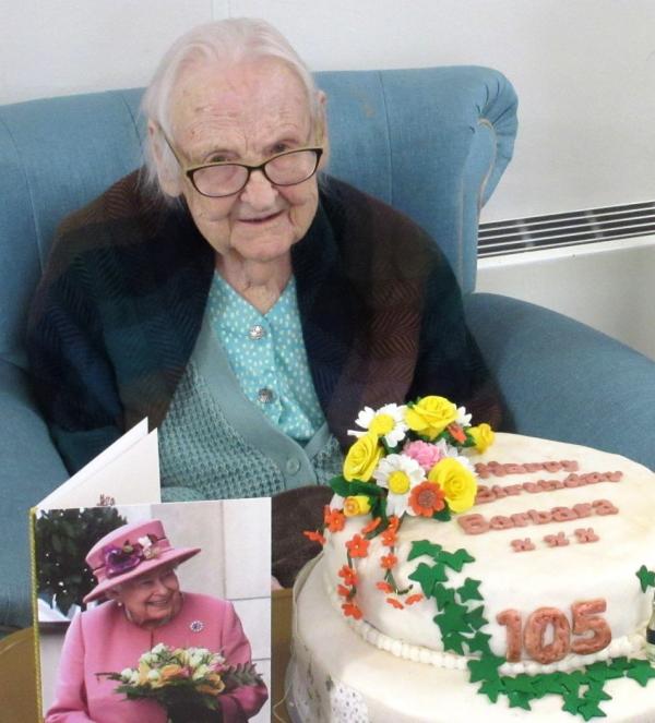 Barbara celebrates her 105th birthday