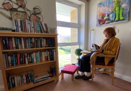 Changing spaces - Murial's idea to create a reading room