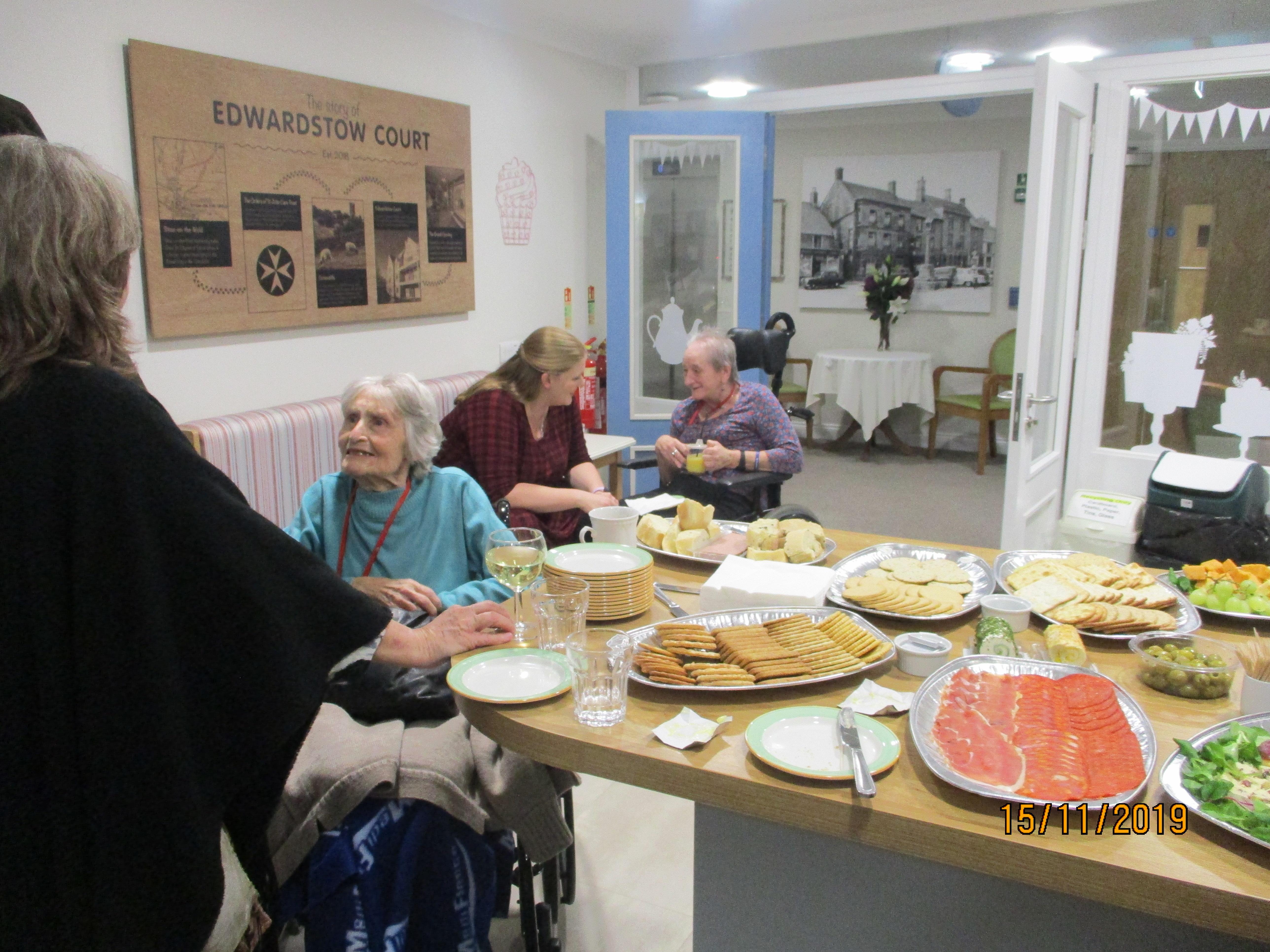 cheese and wine Edwardstow Court