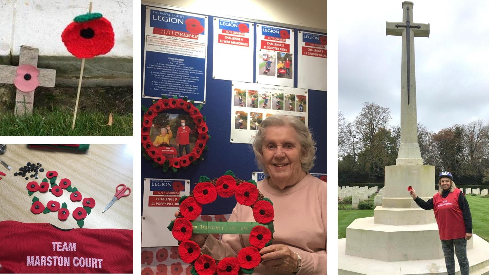 Poppy challenge at Marston Court