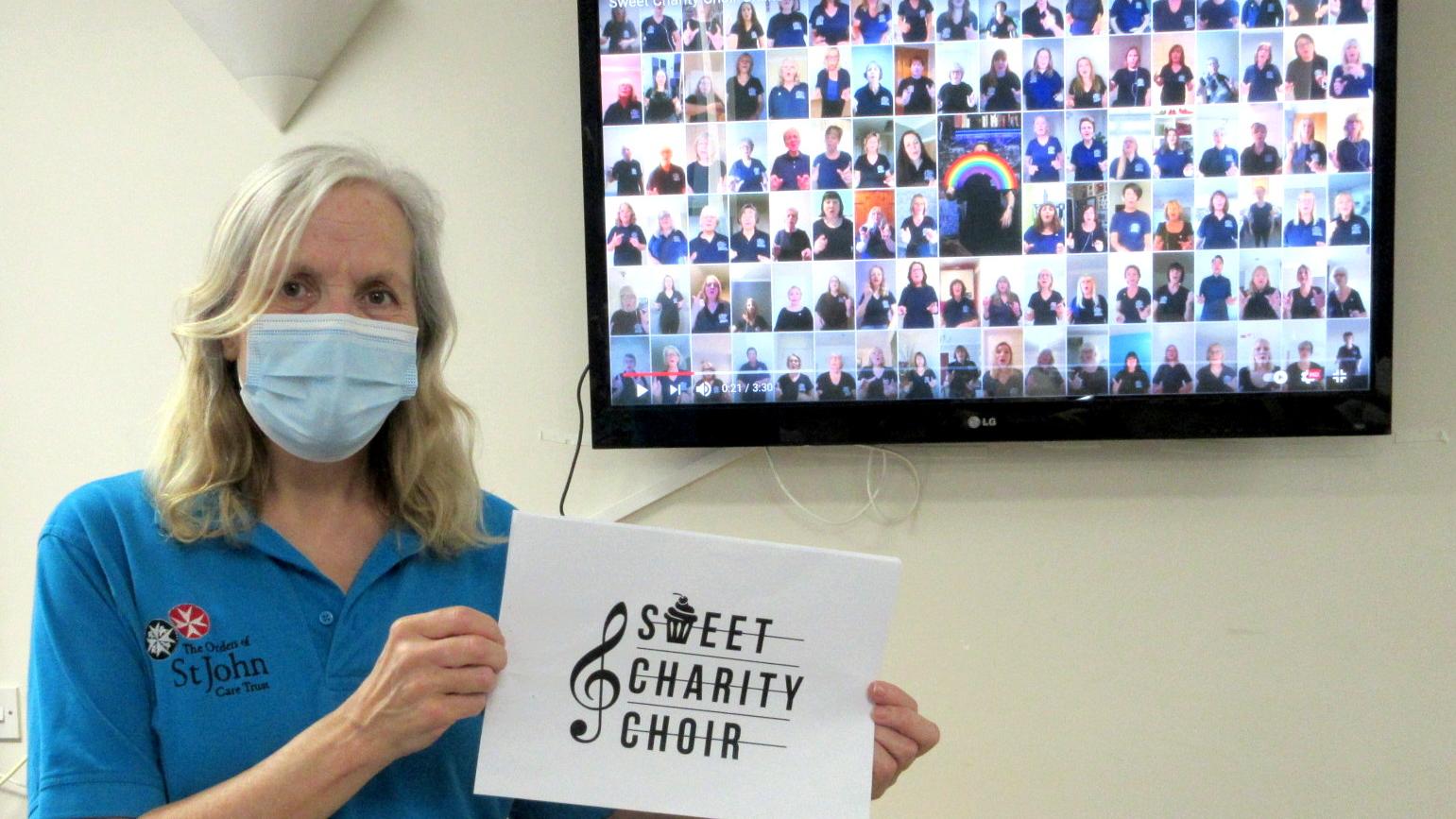 Penny and the Sweet Charity Choir performance