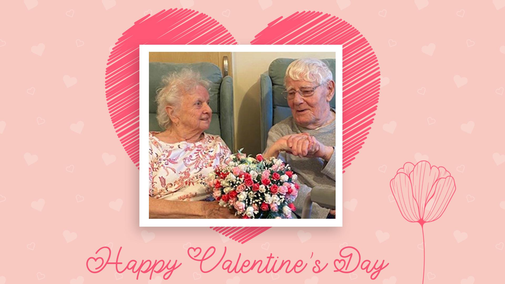 SId and Pat enjoy Valentine's Day