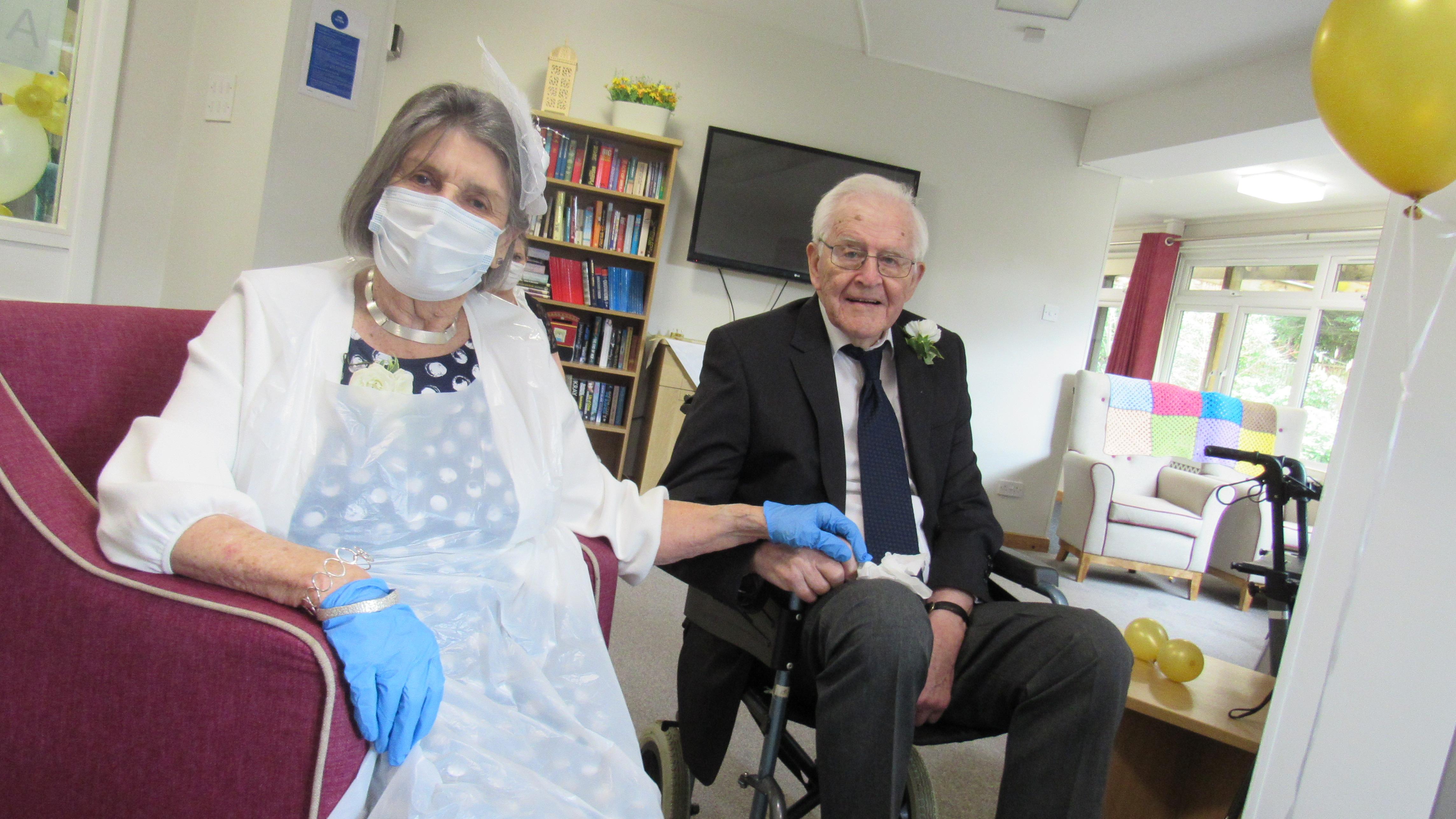 Peter and Jean - married at last